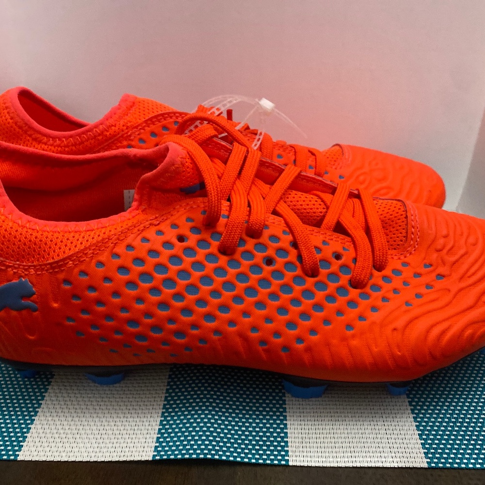 Puma Future 19.4 FG/AG Red Blast/Bleu Azur Soccer